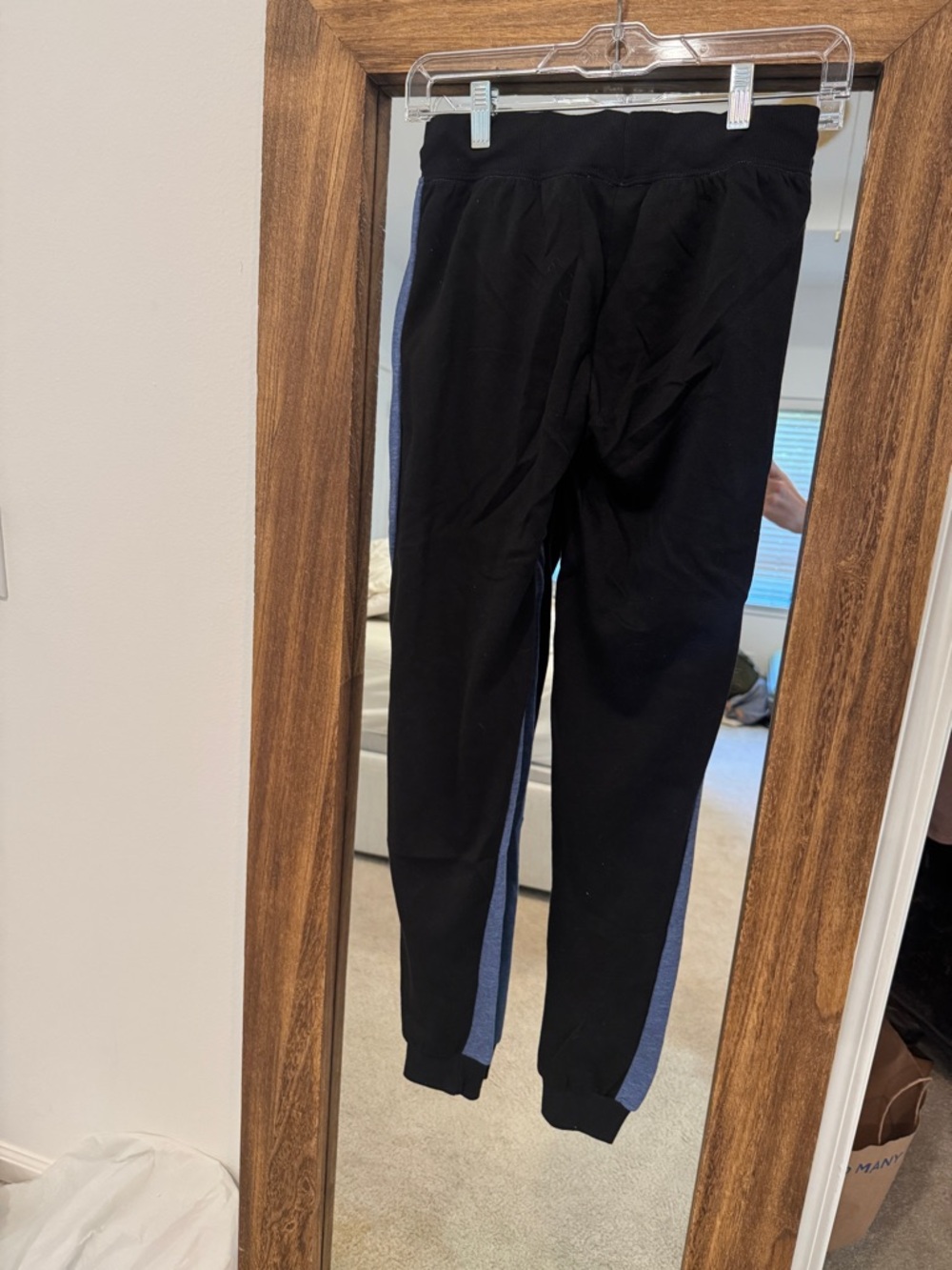NWT COCO LIMON NYCBlue and Black Colorblock Jogger Pants - Picture 3 of 6